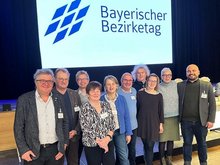 v.l.n.r. Gerhard Müller (UFR), Walter Schäffner (MFR), Daniel Arnold (MFR), Gabi Bayer (OPF), Barbara Holzmann (SCH), Andreas Ammer (OBB), Markus Scheuermann (NDB), Florina Hilgertshofer (OBB), Martina Neubauer (OBB), Dardan Kolic (OBB). Bildrechte: Dr. Olaf Heinrich